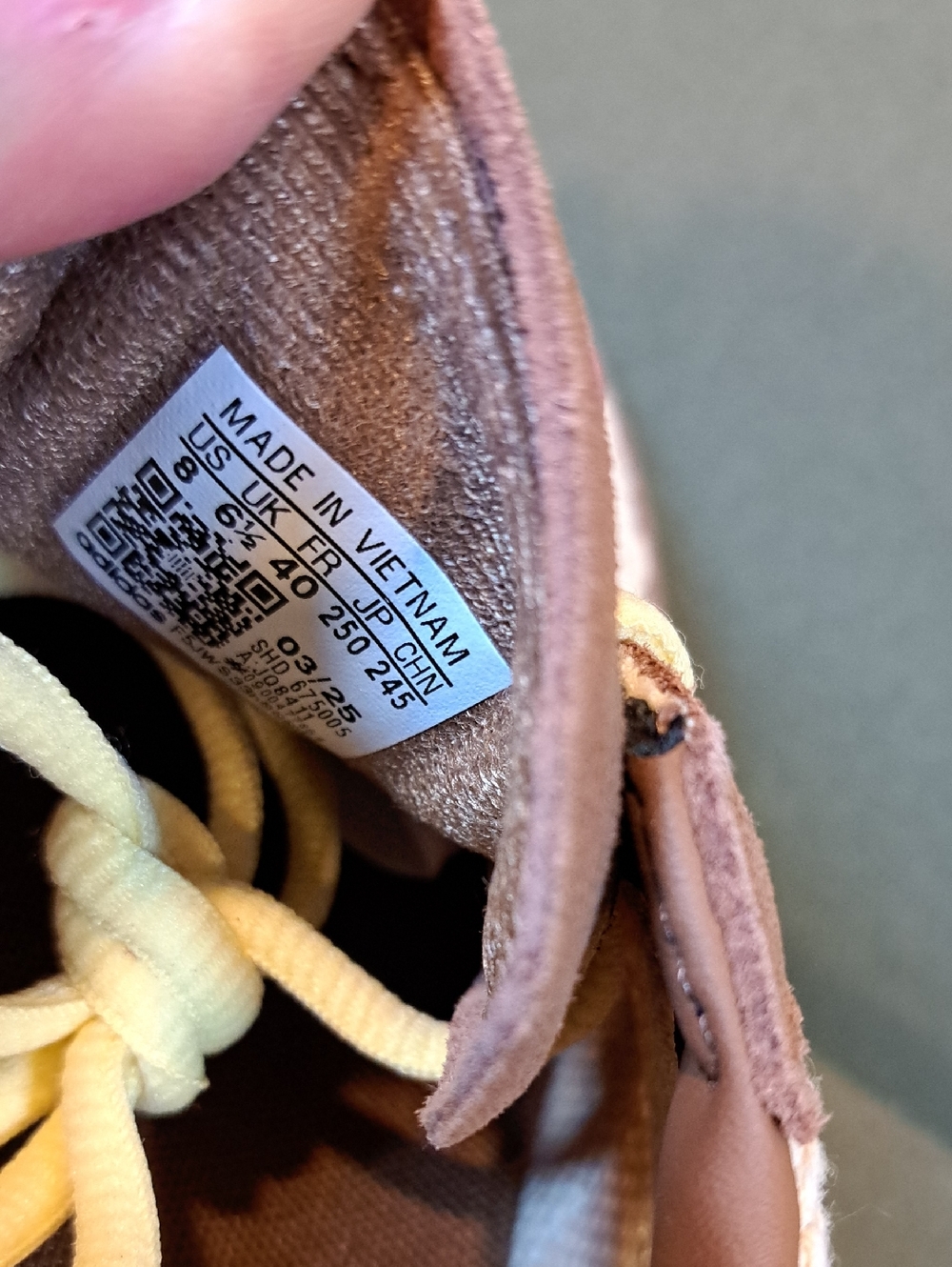 Adidas Handball Spezial - Color: Brown/Orange/Gum - Size: Women 8 - Picture 10 of 11